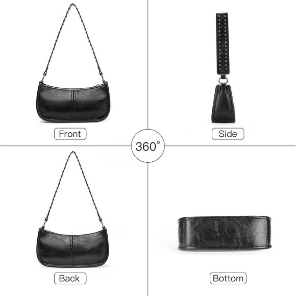 Elegant Small Shoulder Bag for Women | Versatile Crossbody Handbag 10.43" - Picture 5 of 8